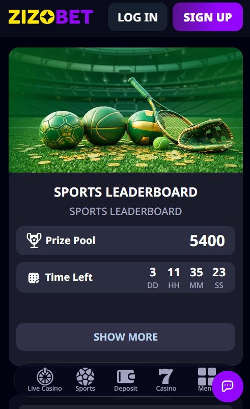 Zizobet Casino mobile