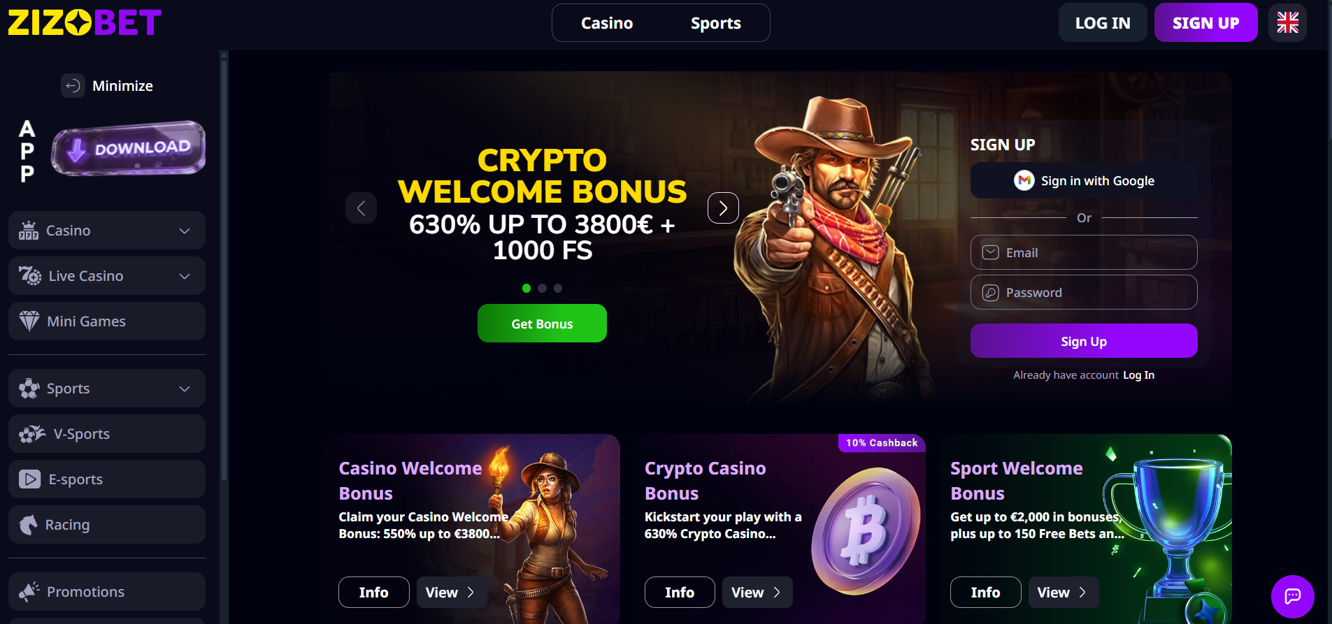 Zizobet Casino